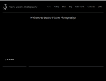 Tablet Screenshot of prairievisionsphotography.com